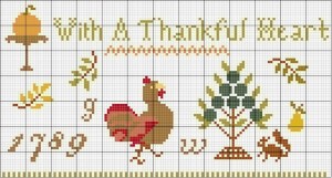 thankful heart color pic chart