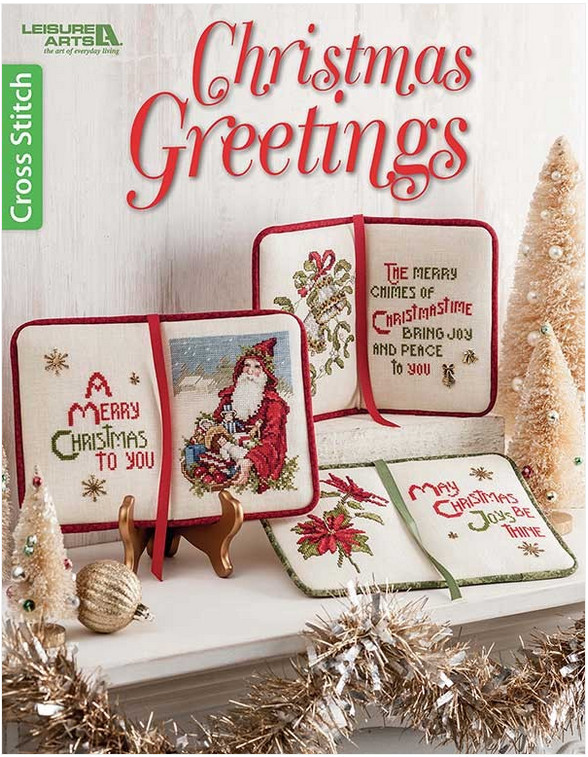 Christmas Greetings lets you make stitched books for holiday decor.