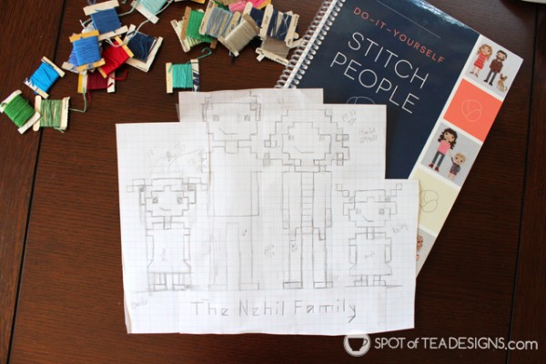 Stitch your family portrait with help from Do-It-Yourself Stitch People book