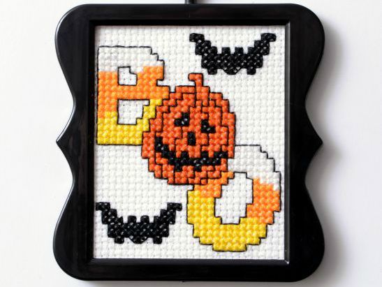 Boo cross stitch pattern