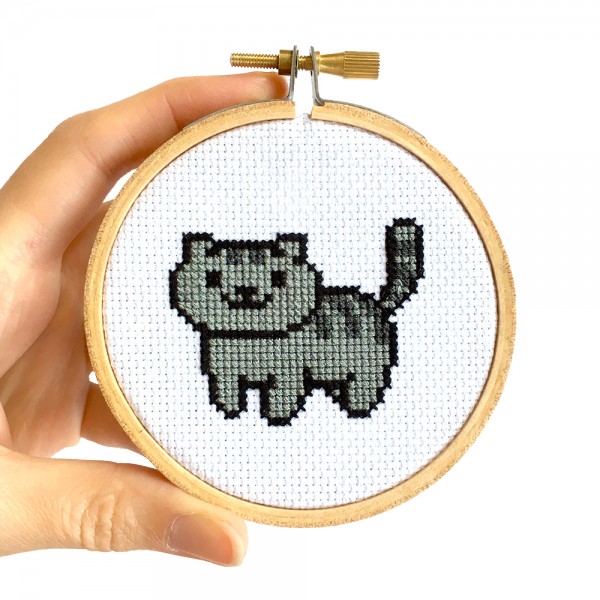 free cross stitch patterns for neko atsume cats