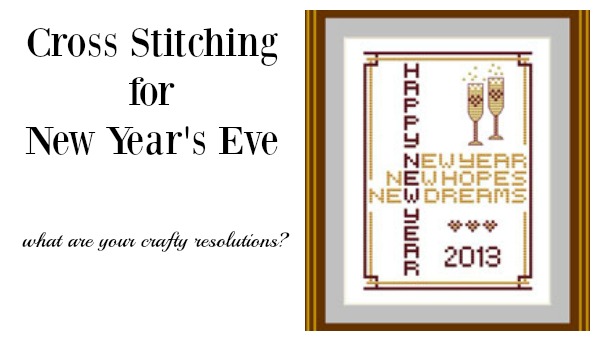 new year's cross stitch chart