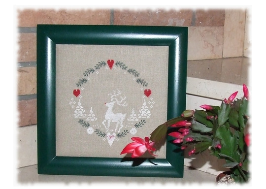 Reindeer cross stitch pattern