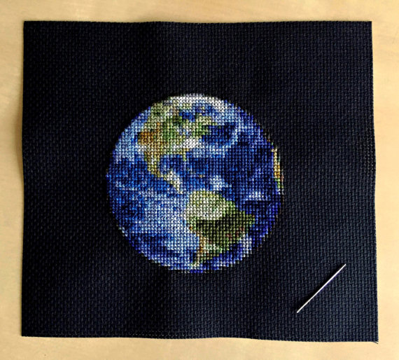 Earth Cross Stitch