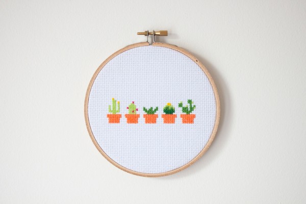 cacti cross stitch