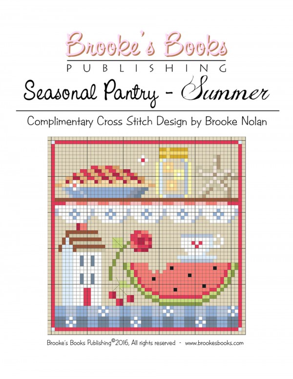 summer pantry cross stitch pattern