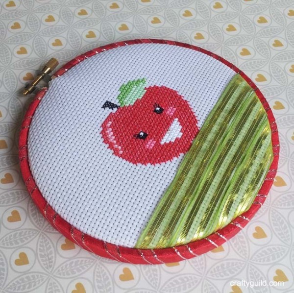 apple cross stitch pattern