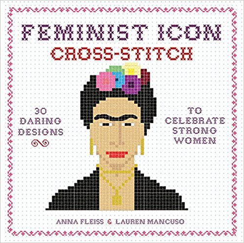 feminist icon cross stitch