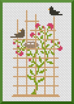 Climbing Rose Cross Stitch Chart – Cross-Stitch