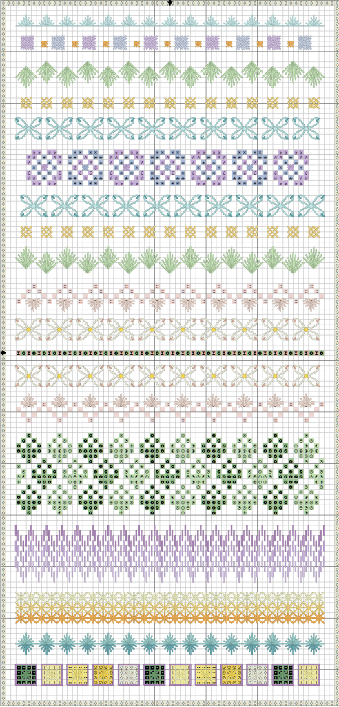 Spring Stitch Spring Stitch Sampler – Cross-Stitch