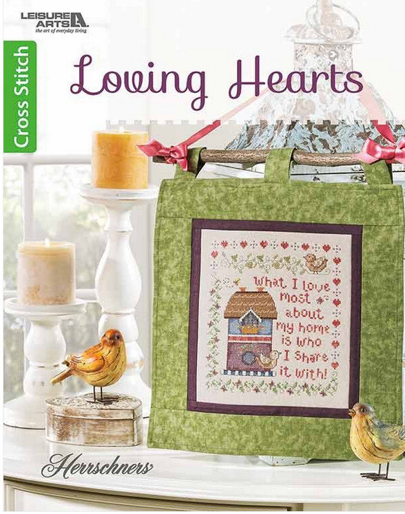 loving hearts cross stitch booklet