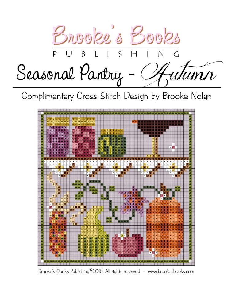 autumn pantry cross stitch