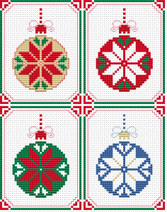 cross stitch christmas cards