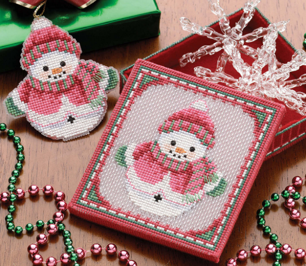 snowman cross stitch