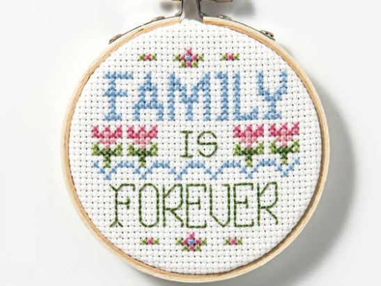 family is forever cross stitch