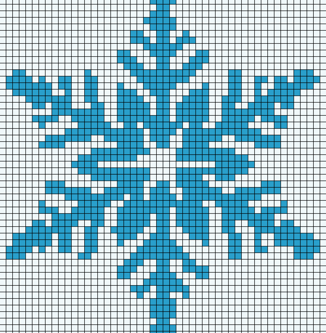 Stitch a Simple Snowflake – Cross-Stitch