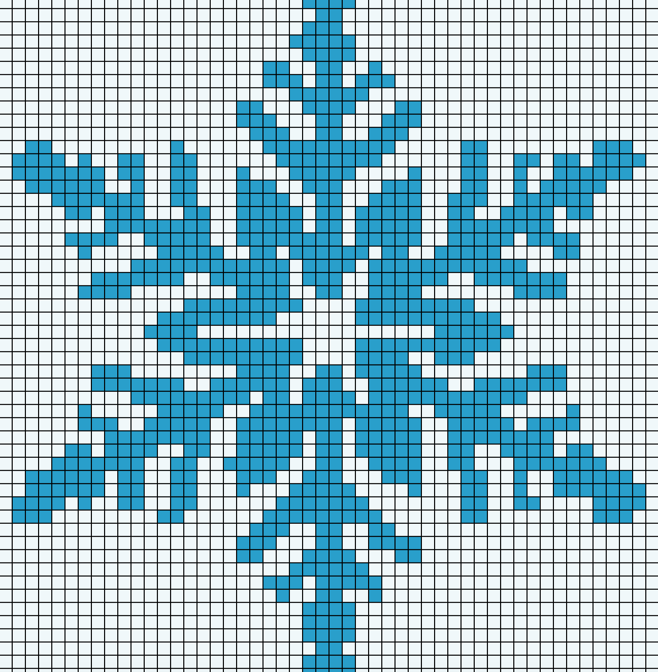 snowflake cross stitch