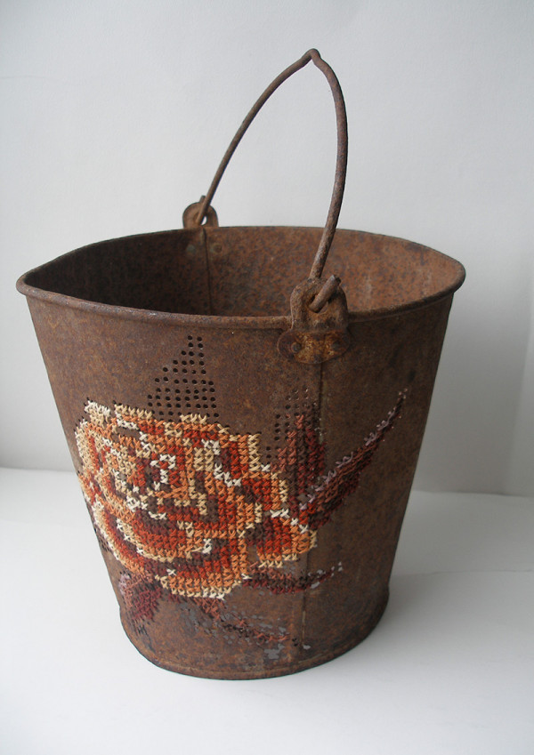 cross stitch bucket