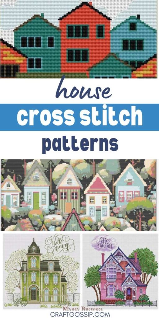 Sample House Patterns House Cross Stitch Patterns – Cross-Stitch