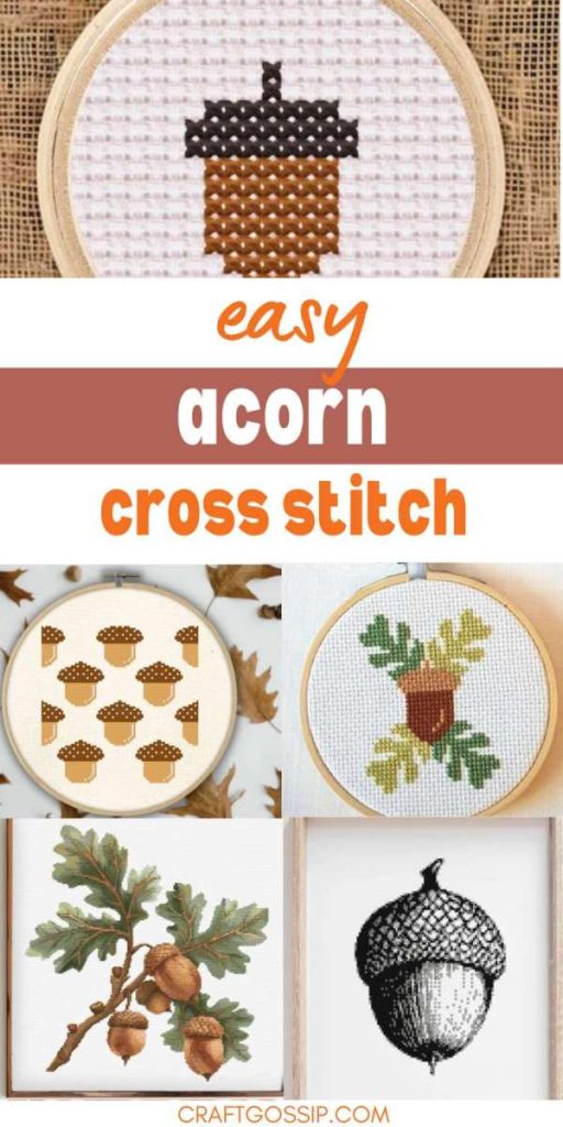 Acorn Cross Stitch Patterns – Cross-Stitch