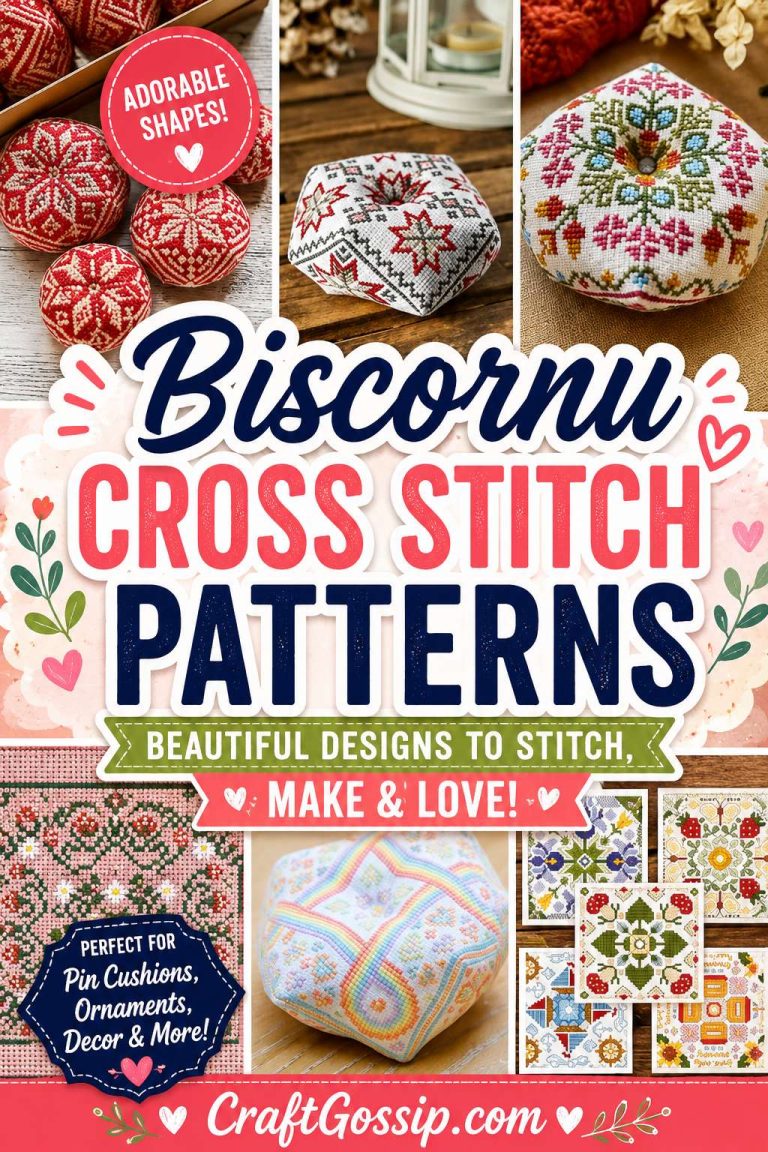 Biscornu Cross Stitch Patterns – Cross-Stitch