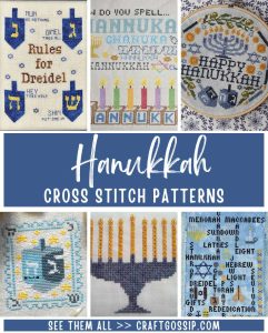 Hanukkah Cross Stitch Projects – Cross-Stitch